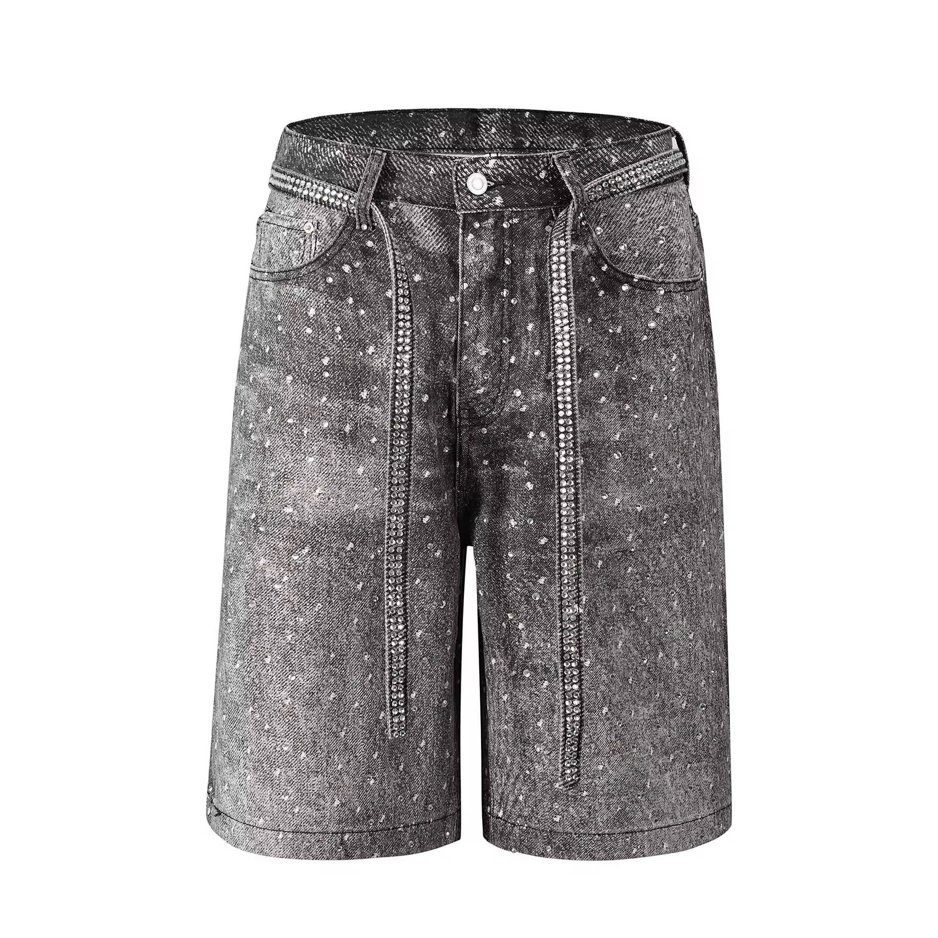 Grey Diamond Shorts