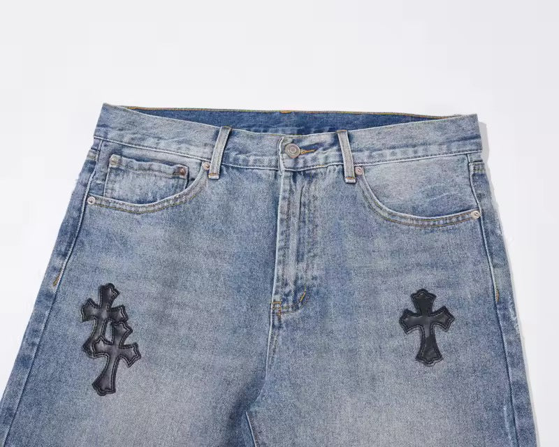 Cross Shorts Jeans