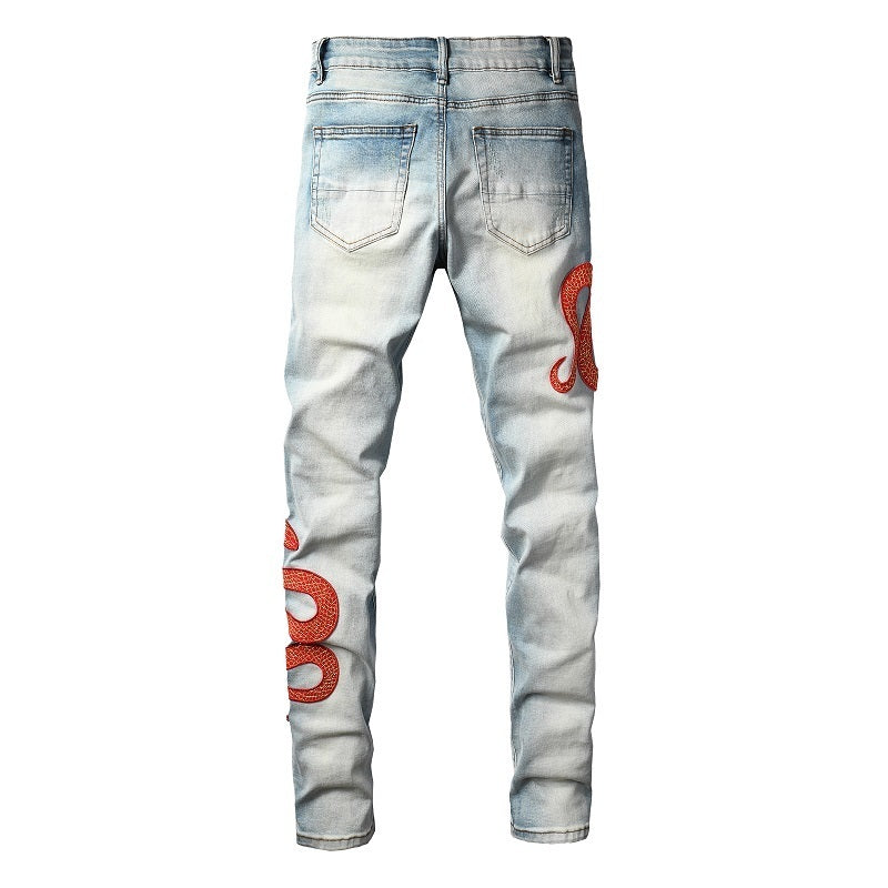 Clear Snake Jeans V2