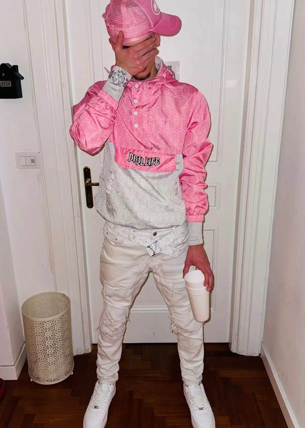 White Destroyed Jeans