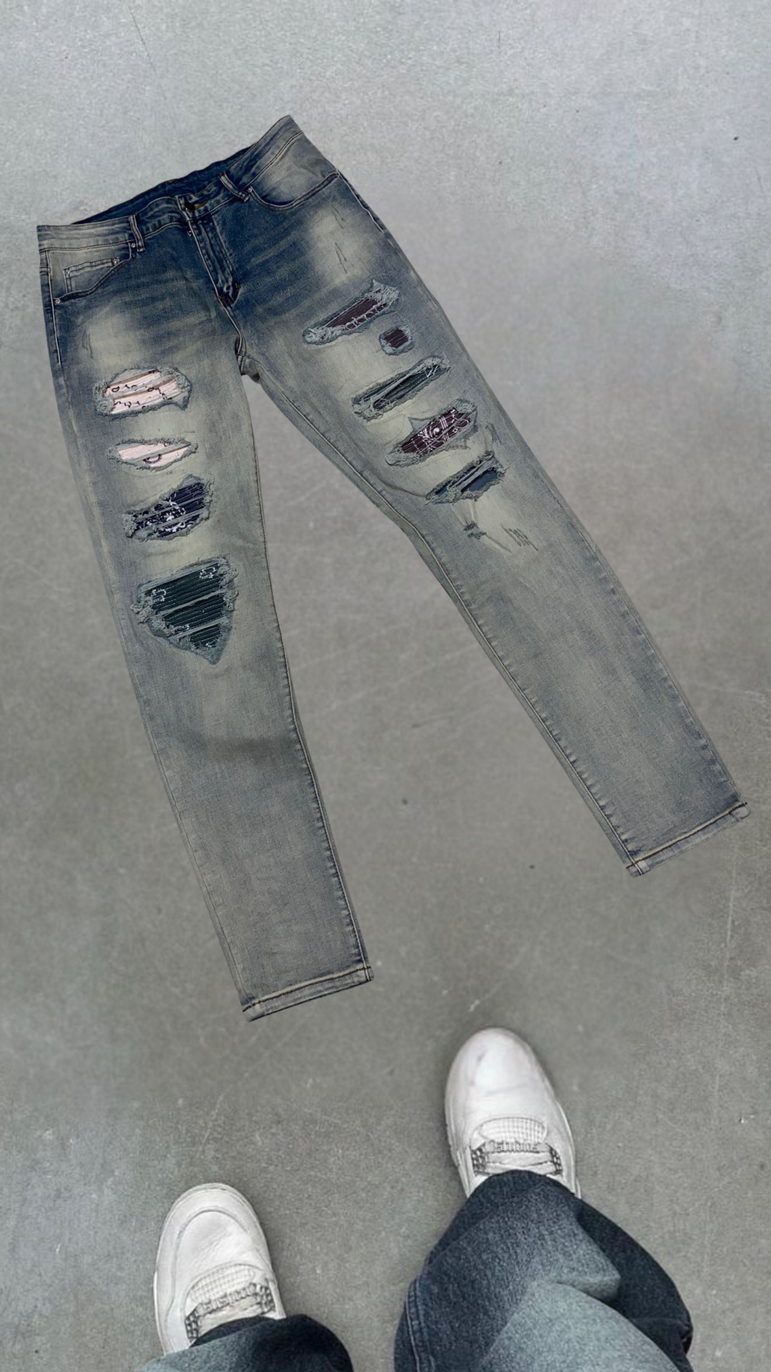 Bandana Patch Jeans