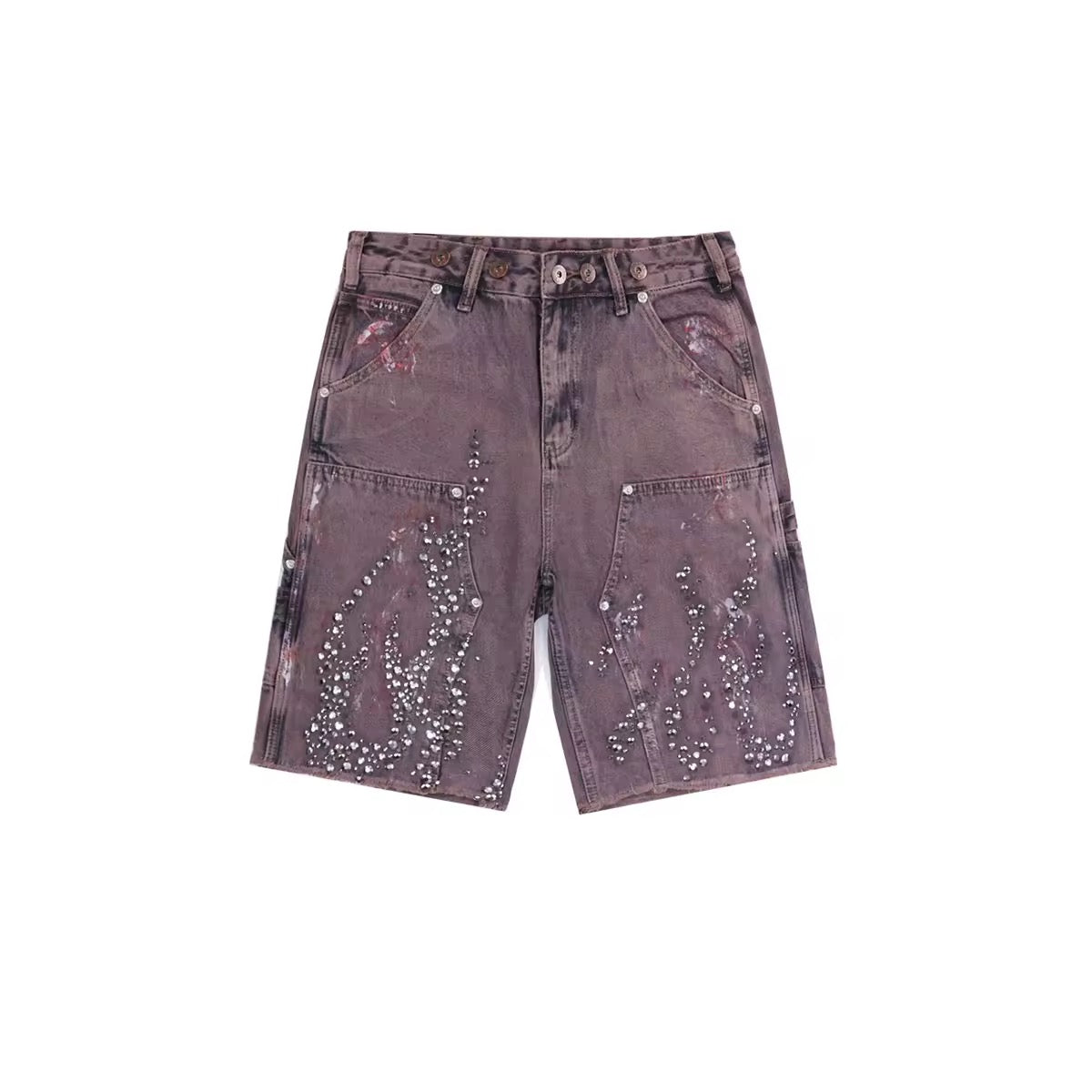 Fire Diamond Pink Shorts