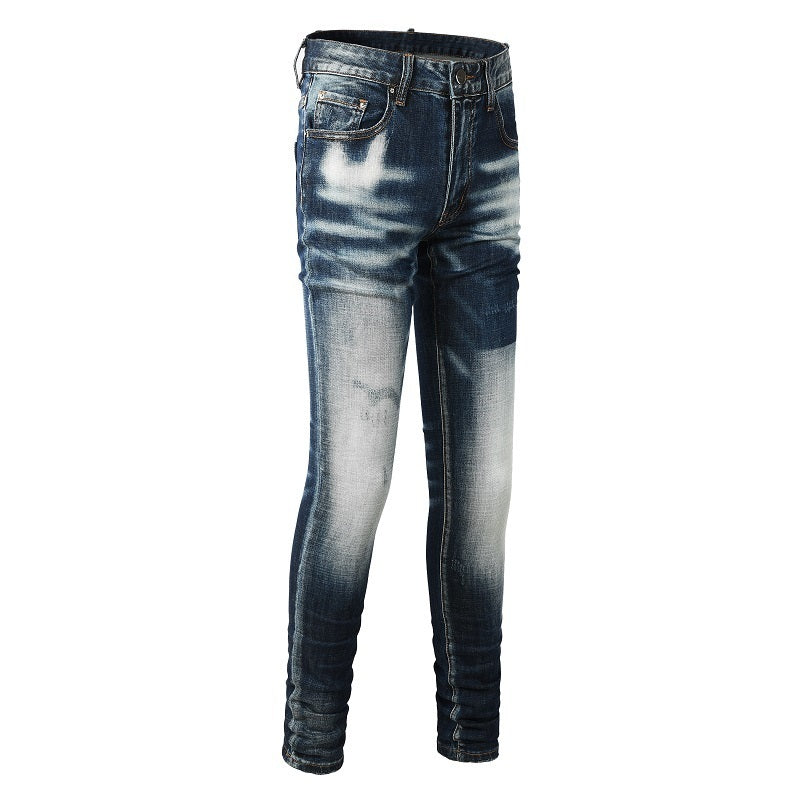 Dark Blue Shaded Jeans