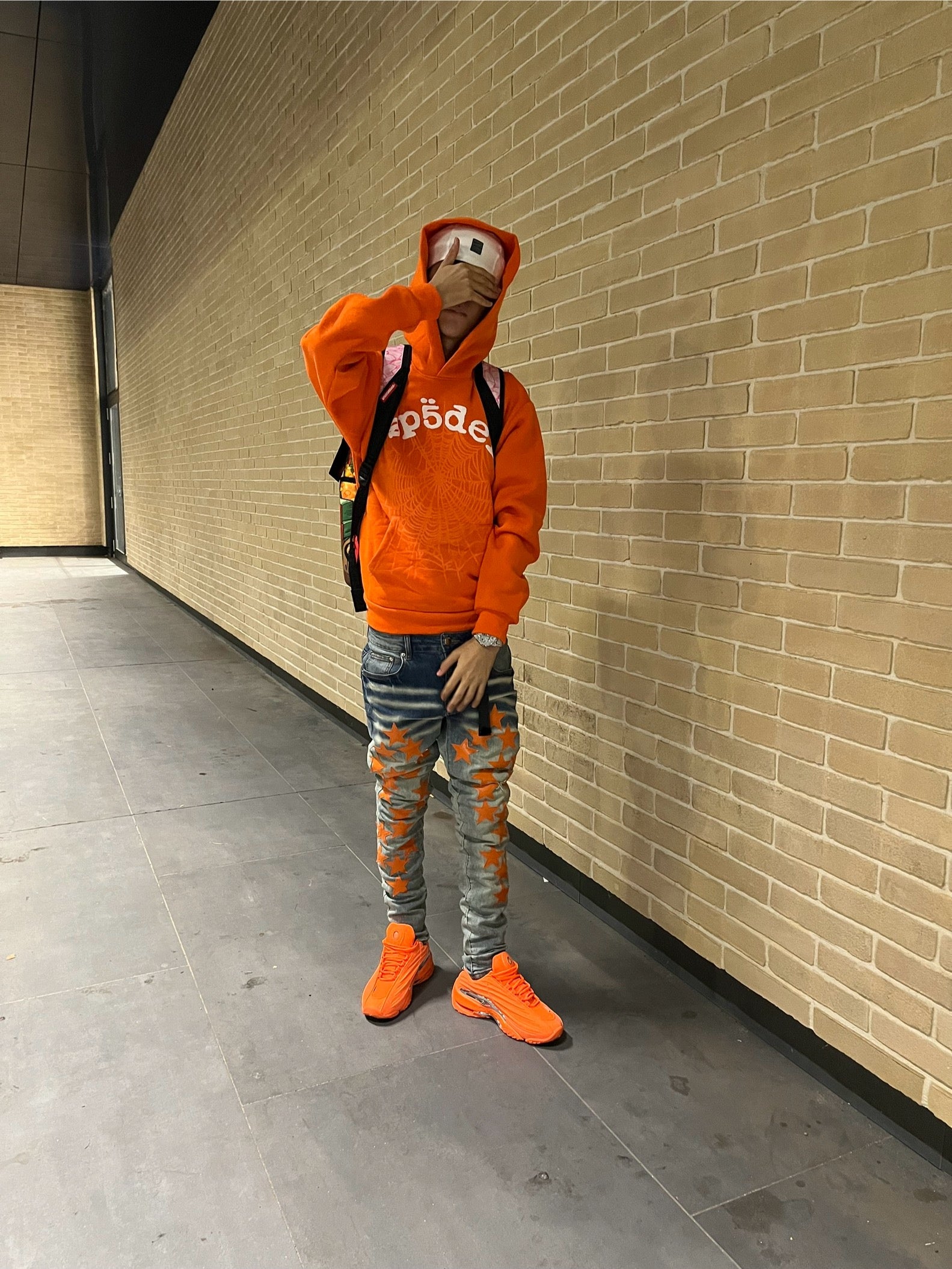 Orange Star Jeans