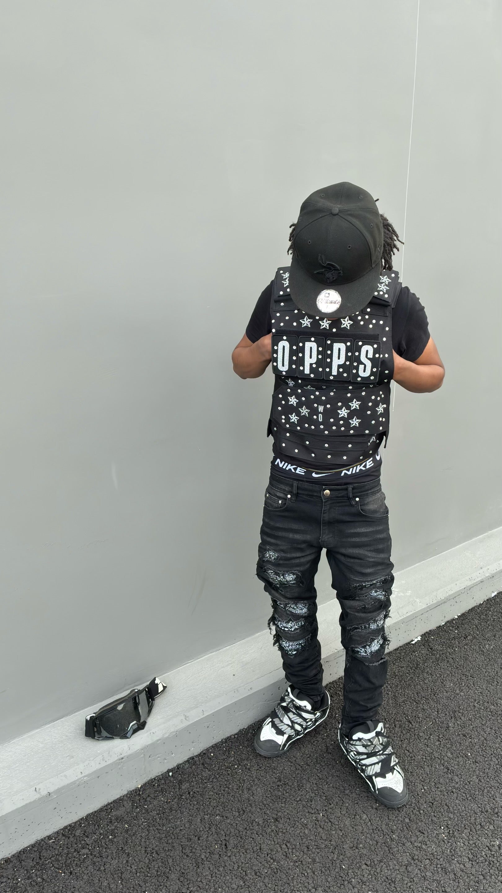 Black Bandana Jeans