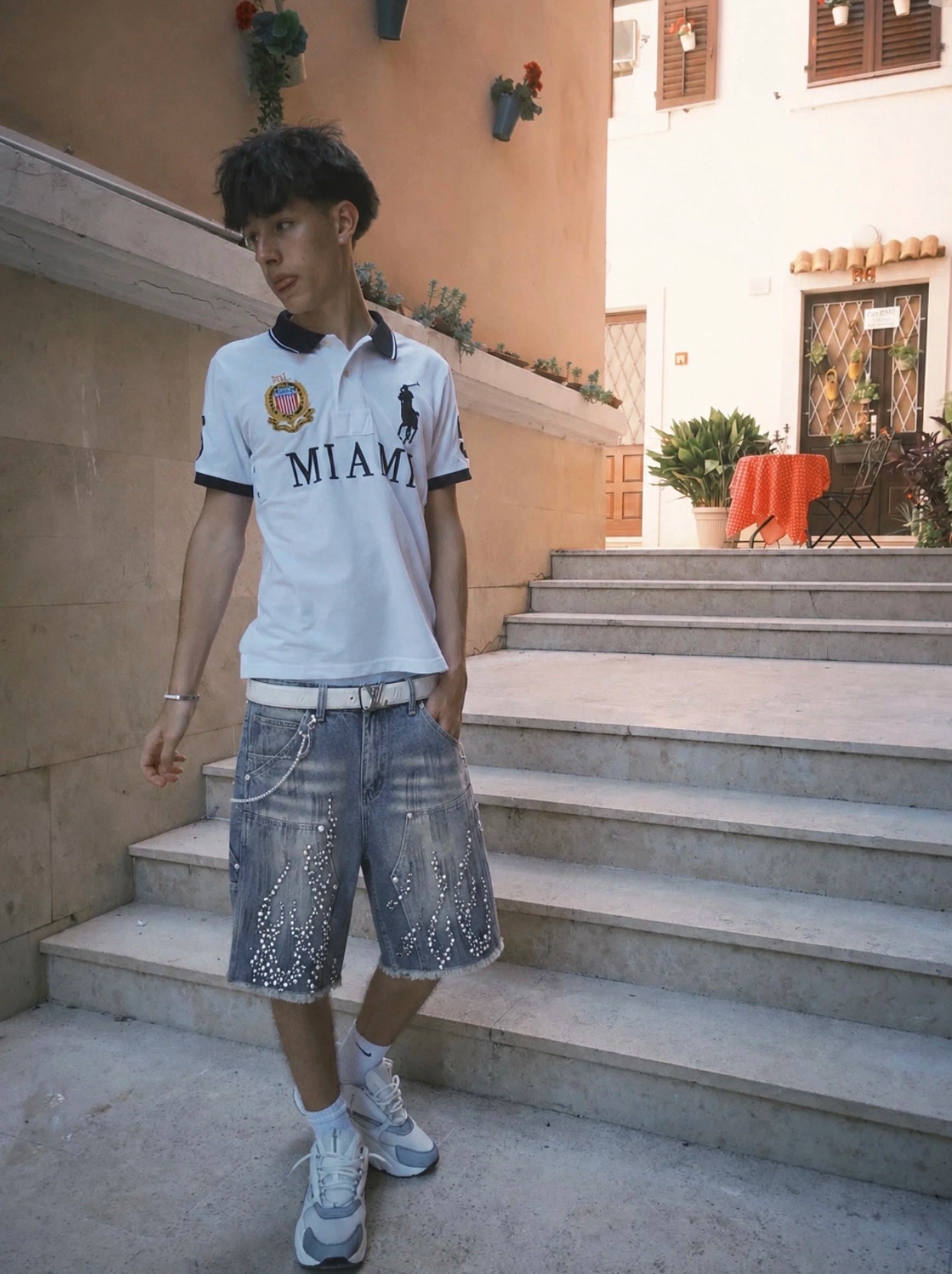 Fire Diamond Blue Shorts