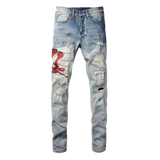 Red Snake Jeans