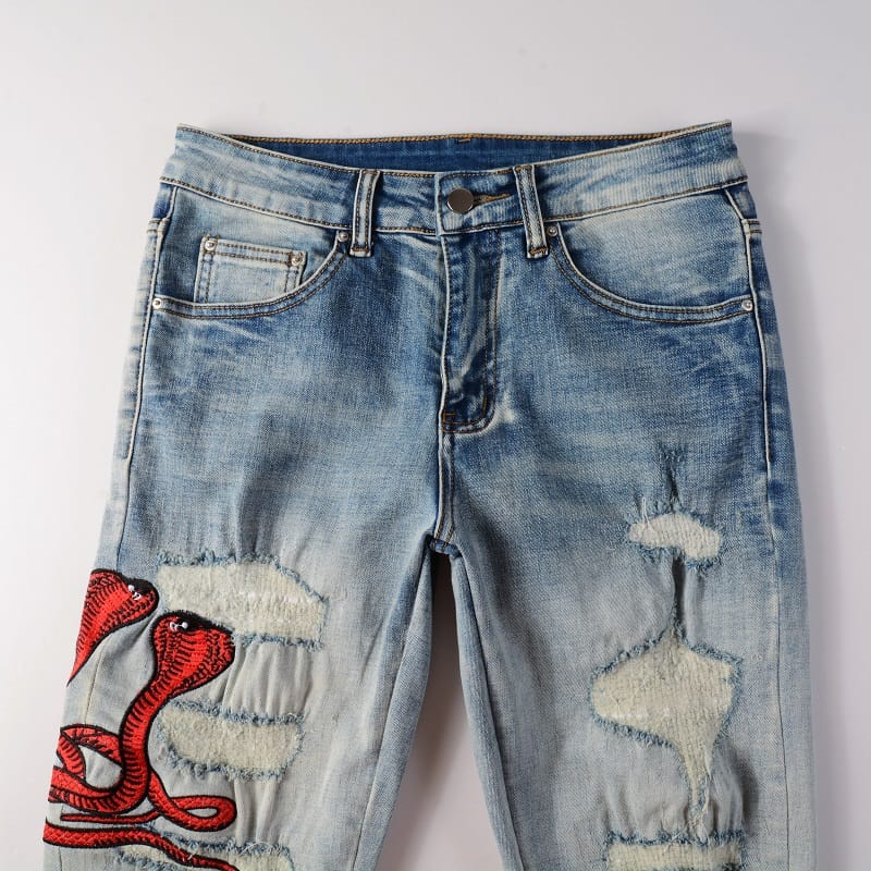 Red Snake Jeans