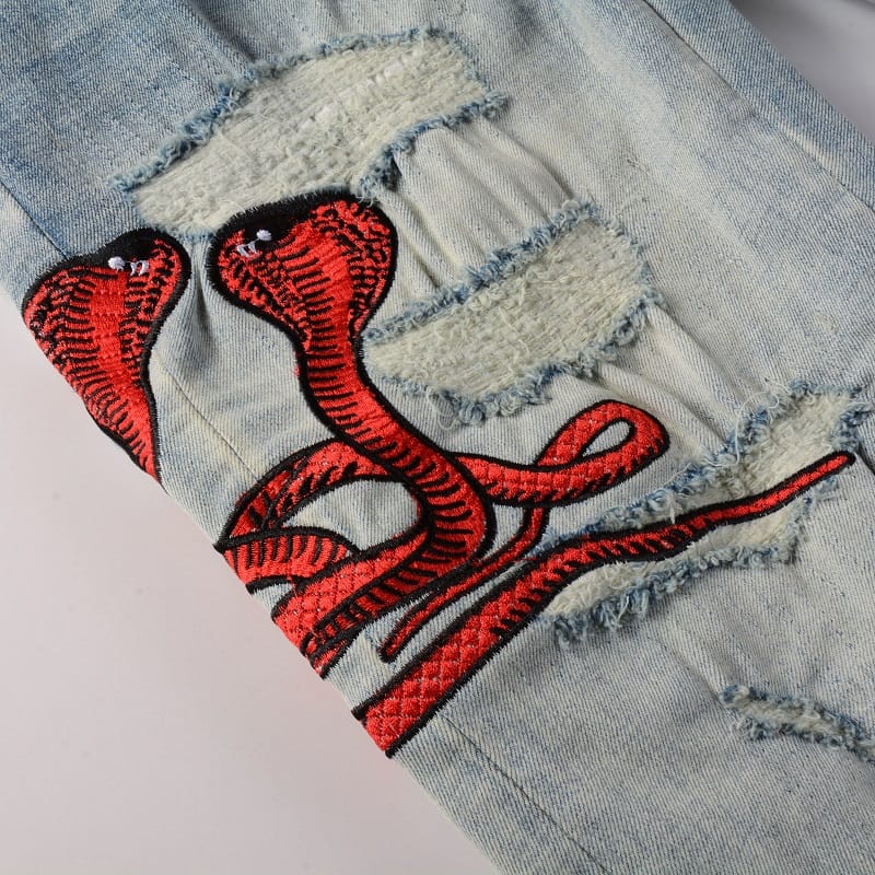 Red Snake Jeans