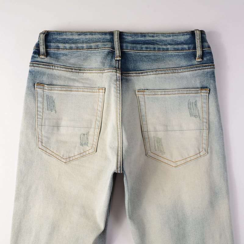 Washed Diamond Jeans