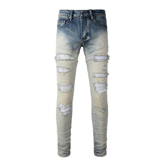 Washed Diamond Jeans