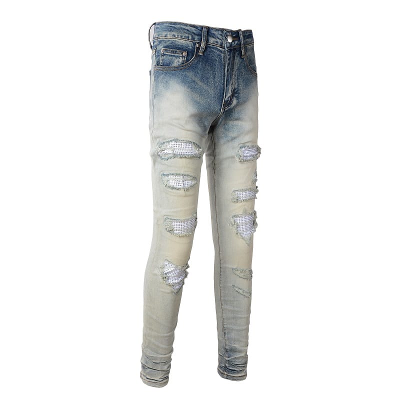 Washed Diamond Jeans