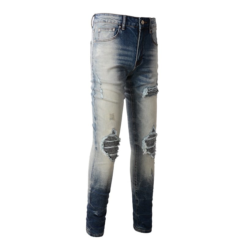 Washed Black Diamond Jeans