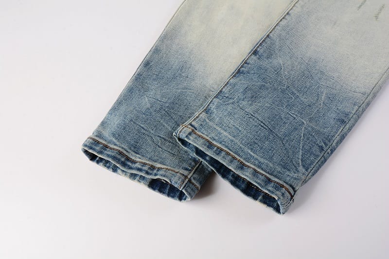 Washed Patch Jeans