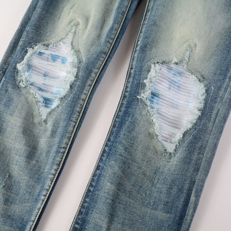 Clouds Patch Jeans