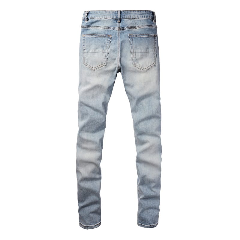 Blue Diamond Patch Jeans