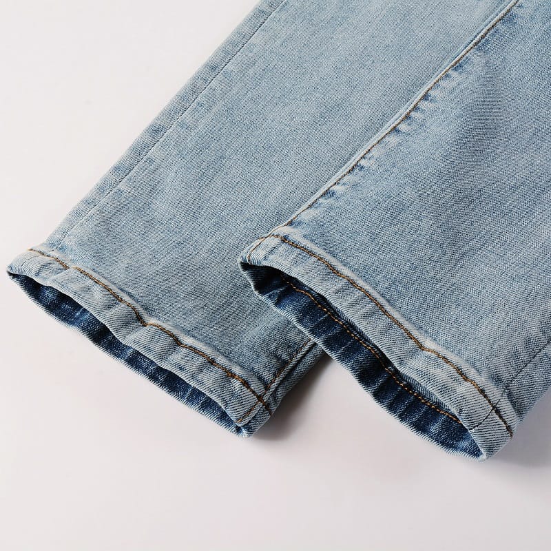 Blue Diamond Patch Jeans