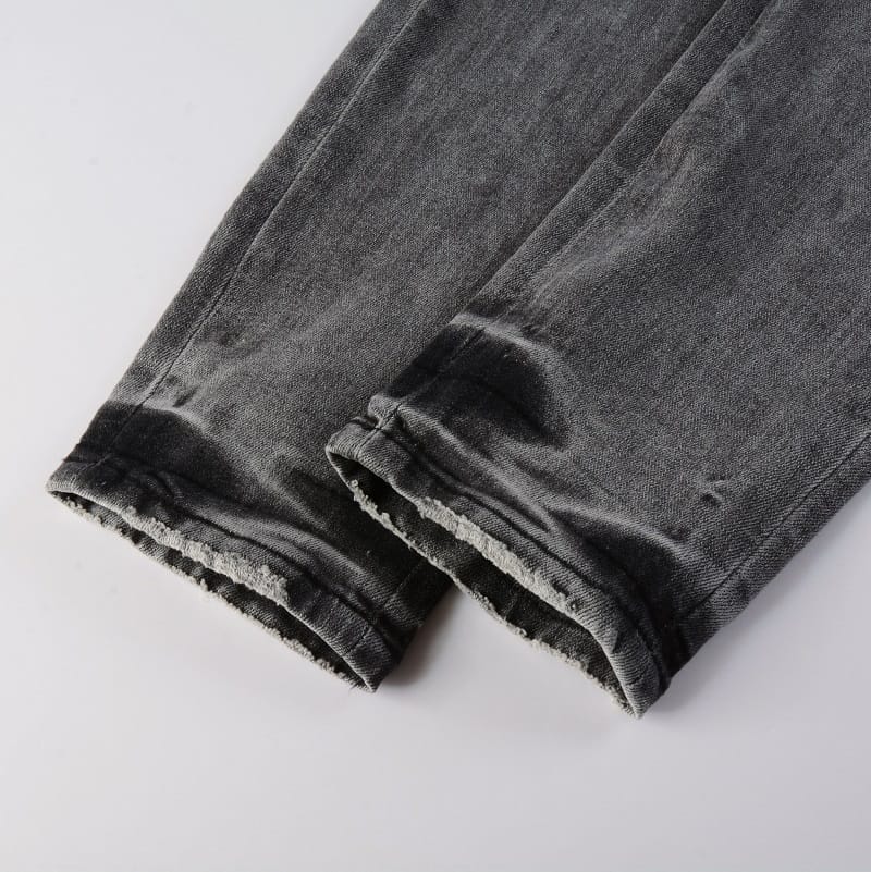 Grey Bandana Jeans