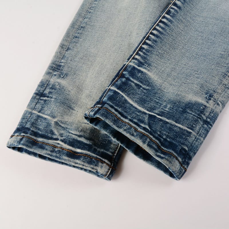 Clear Bandana Patch Jeans