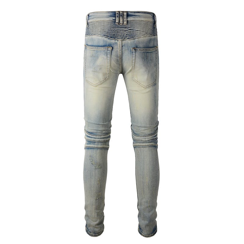 Biker Denim Jeans