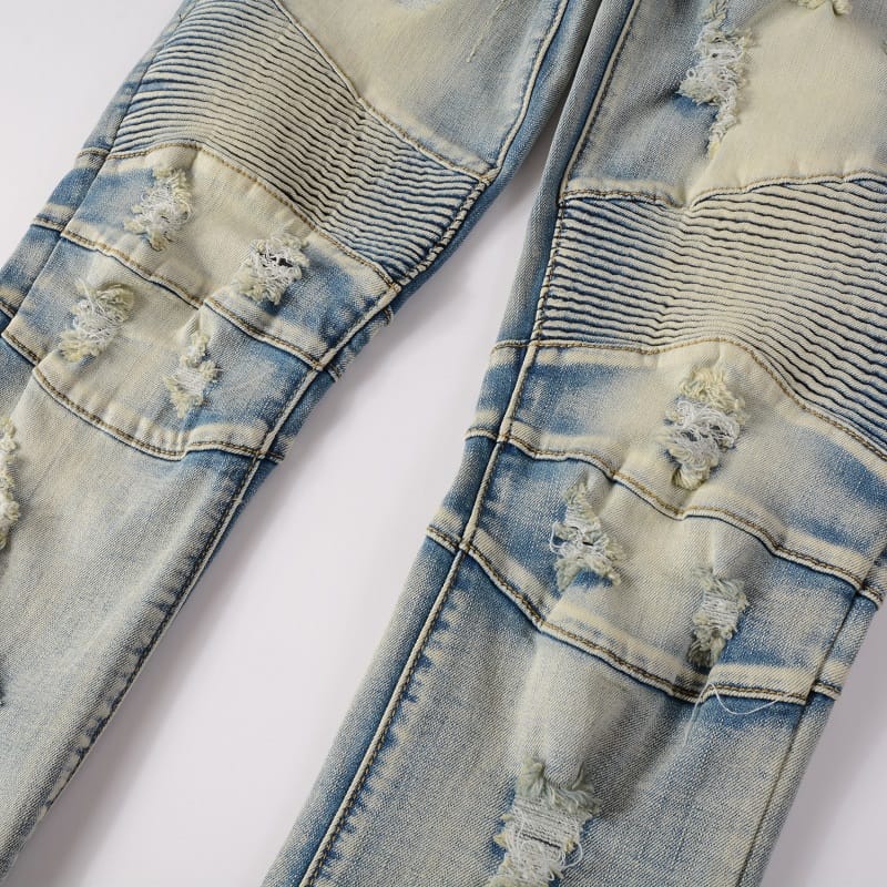 Biker Denim Jeans