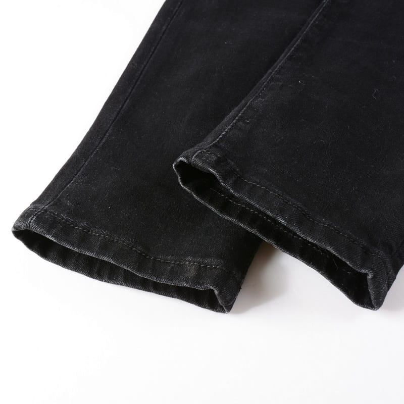 Destroyed Black Jeans