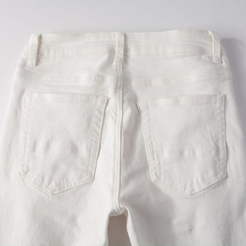 Destroyed White Jeans