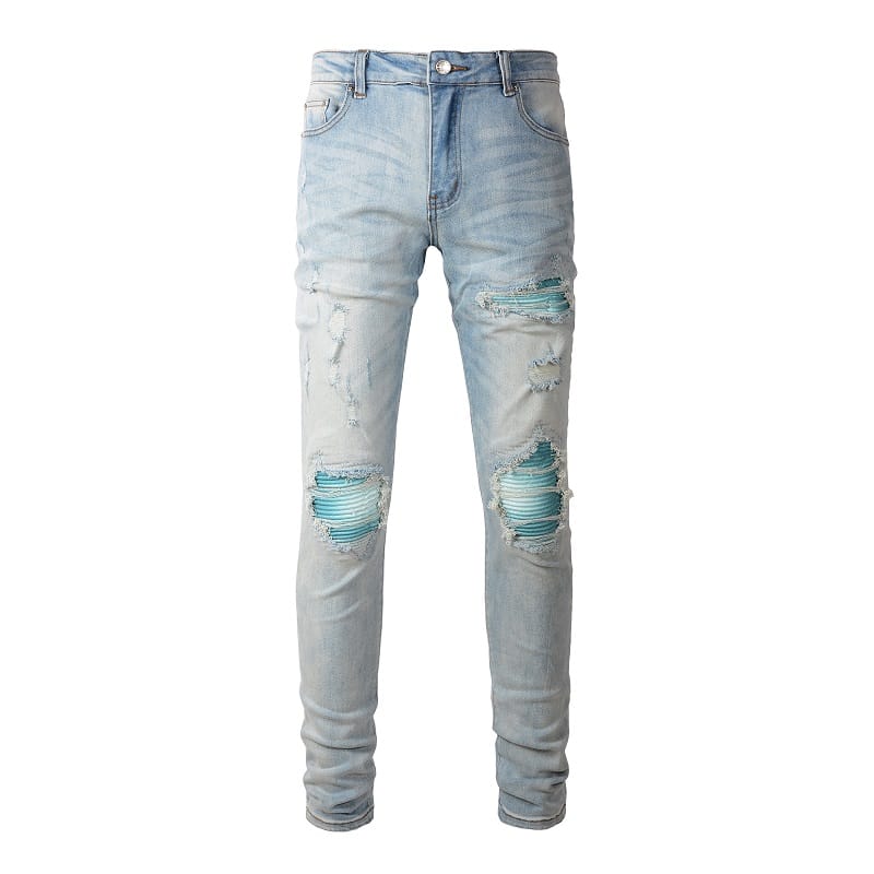 Ice Diamond Patch Jeans