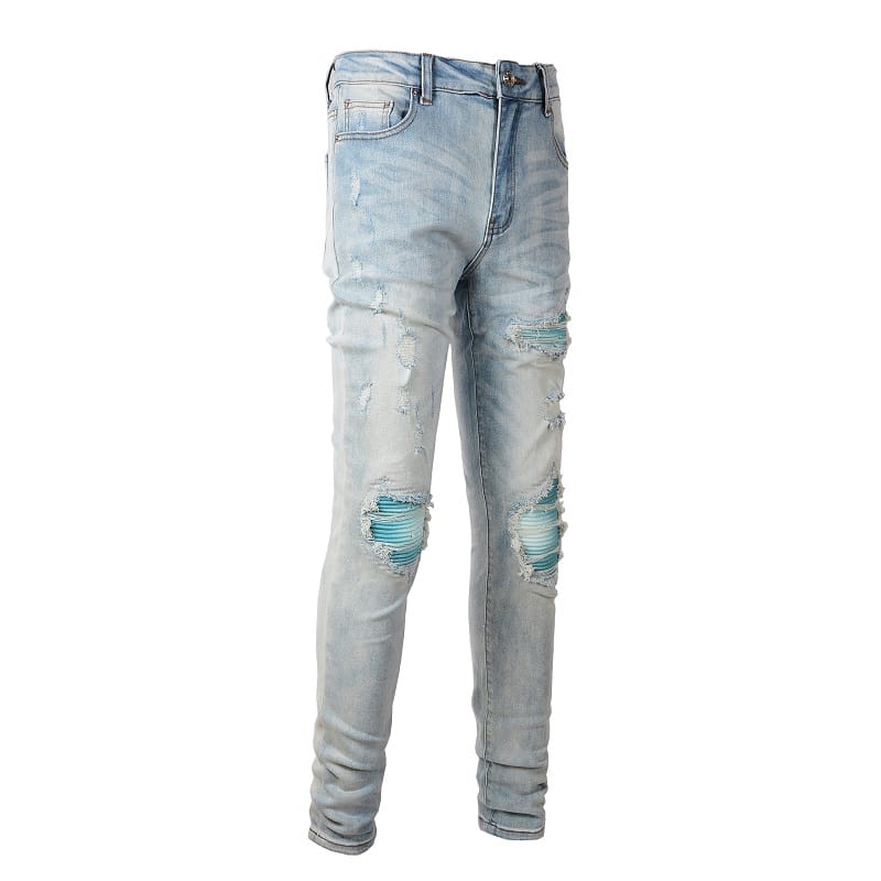 Ice Diamond Patch Jeans