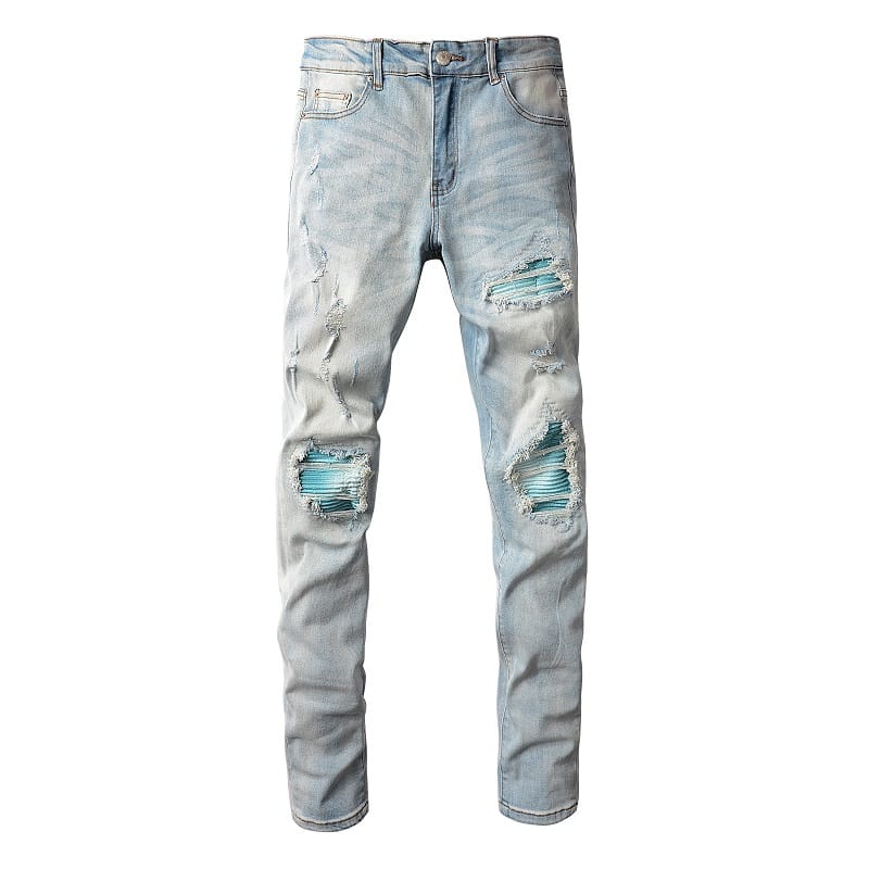 Ice Diamond Patch Jeans