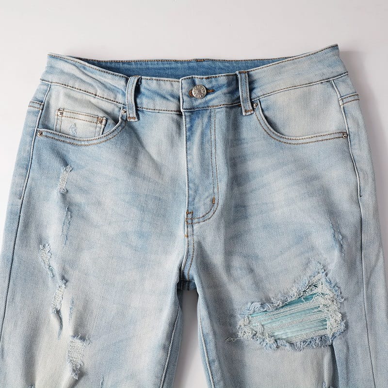 Ice Diamond Patch Jeans