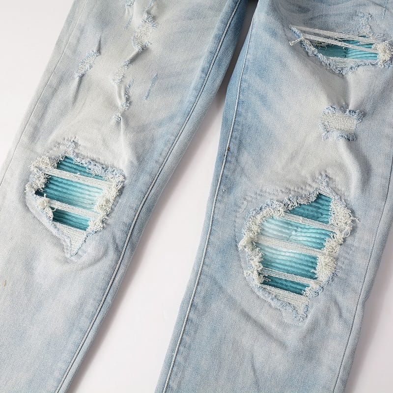 Ice Diamond Patch Jeans