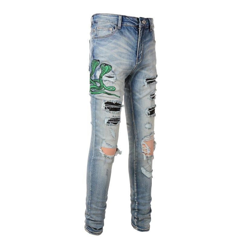 Green Snake Jeans