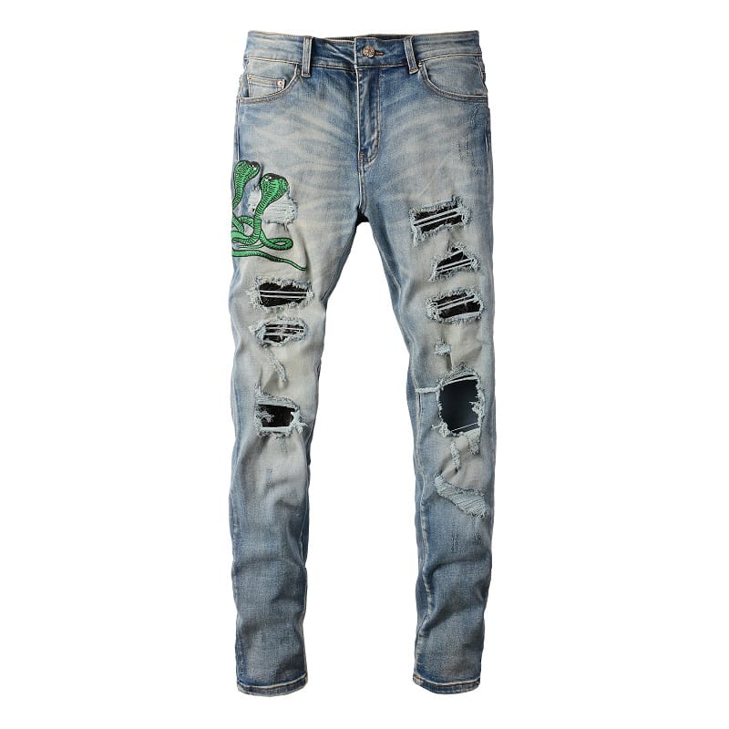 Green Snake Jeans