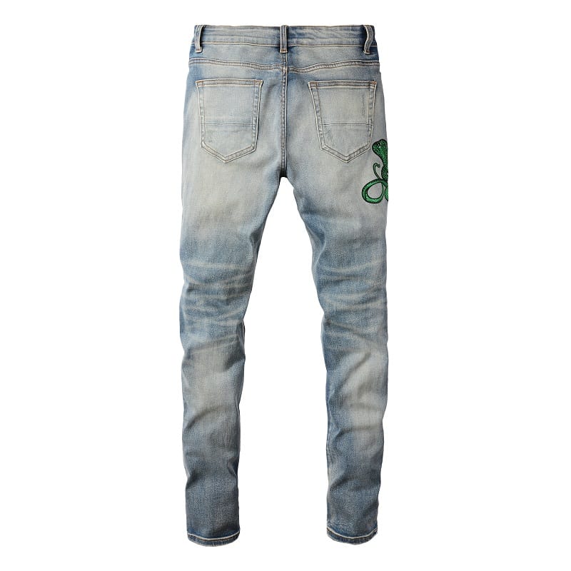 Green Snake Jeans