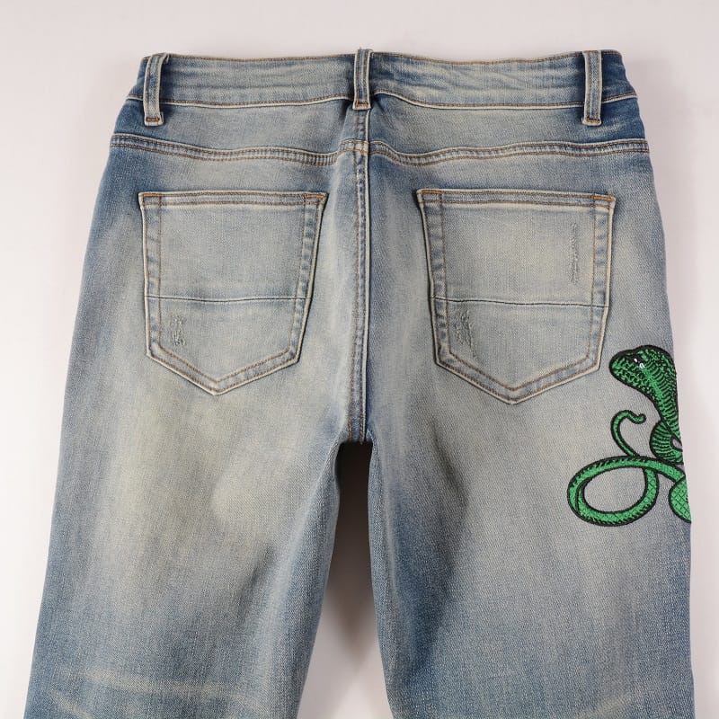 Green Snake Jeans