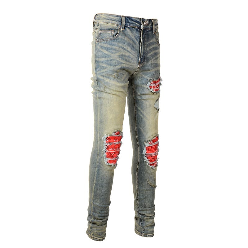 Cherry Bandana Jeans