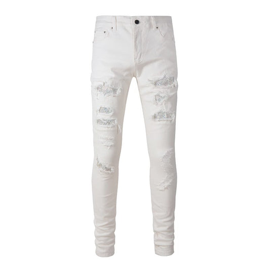 White Vvs Diamond Jeans