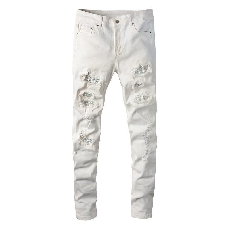 White Vvs Diamond Jeans