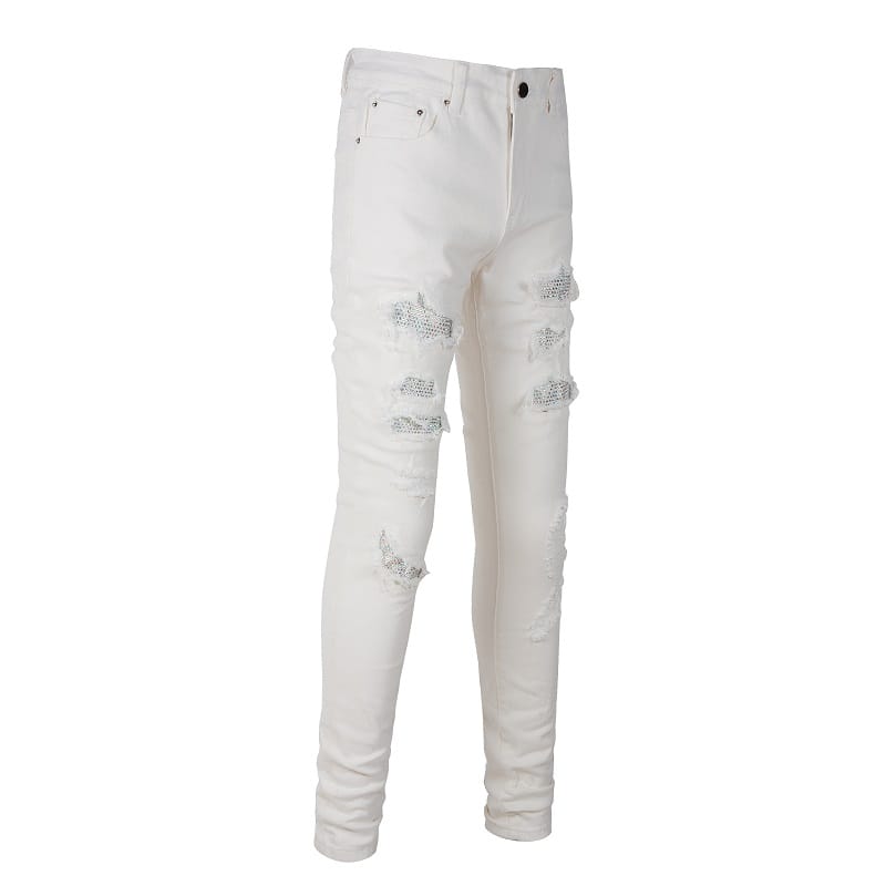 White Vvs Diamond Jeans