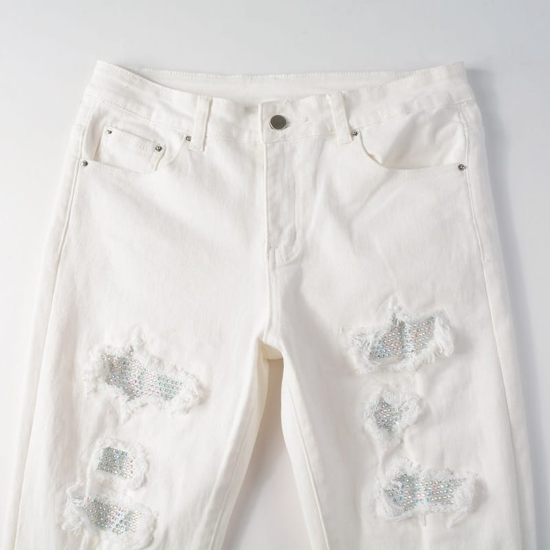 White Vvs Diamond Jeans