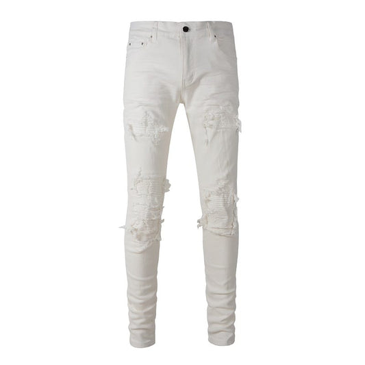 Destroyed White Jeans