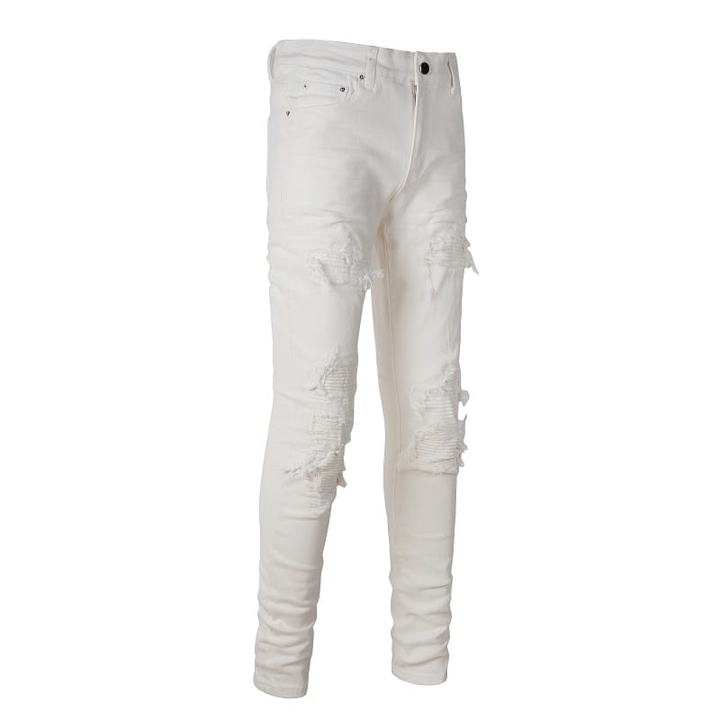 Destroyed White Jeans