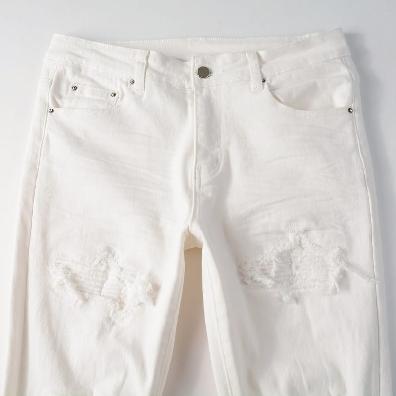 Destroyed White Jeans