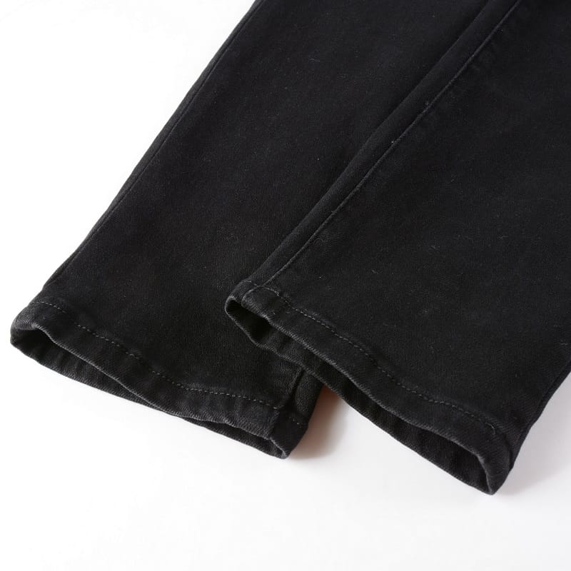 Destroyed Black Jeans