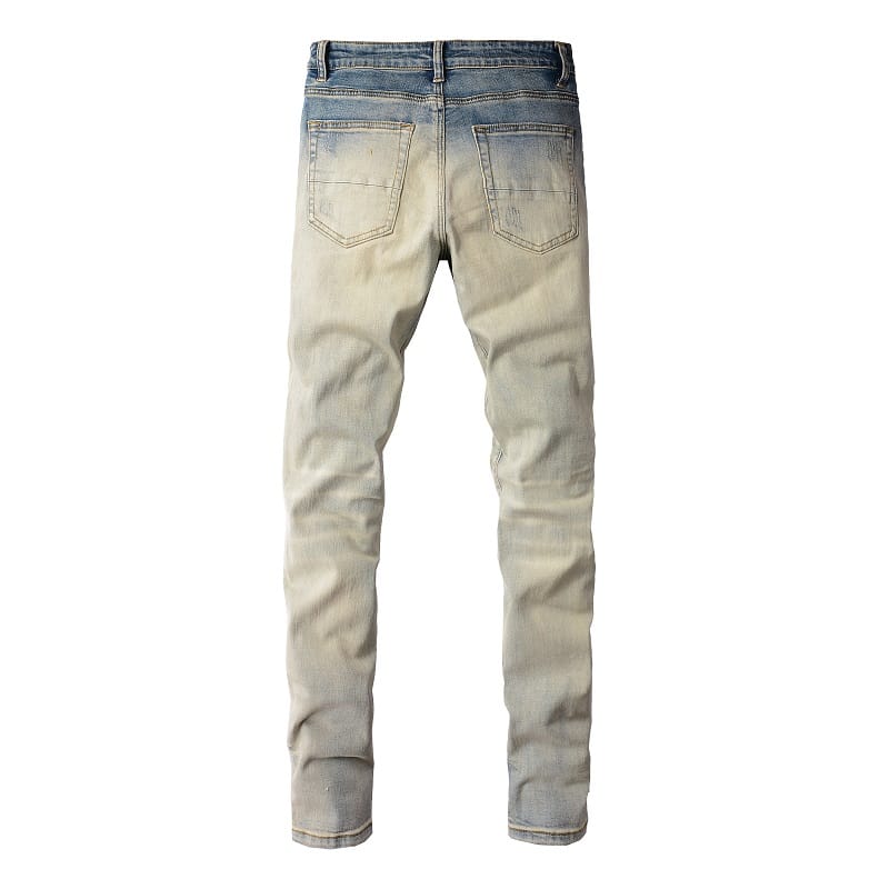 Brown Patch Jeans