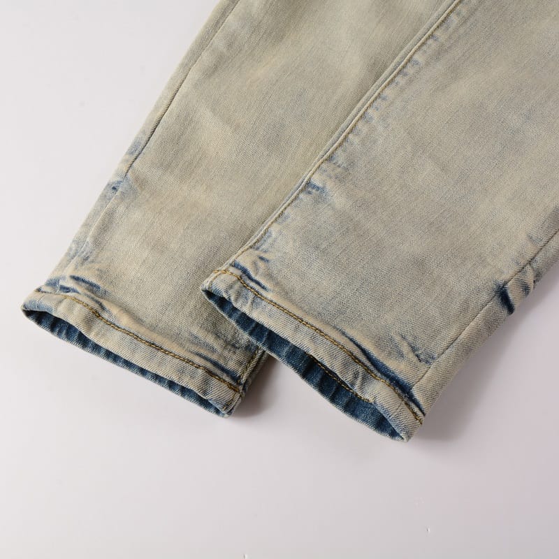 Brown Patch Jeans