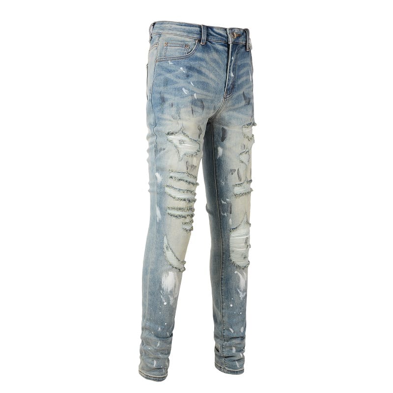 Painted Stretch Jeans