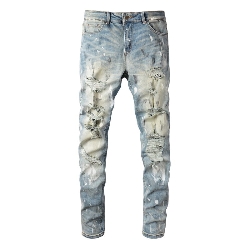 Painted Stretch Jeans