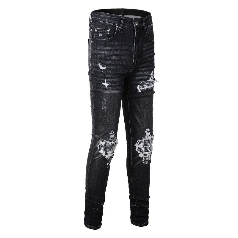 Black Stone Diamond Jeans
